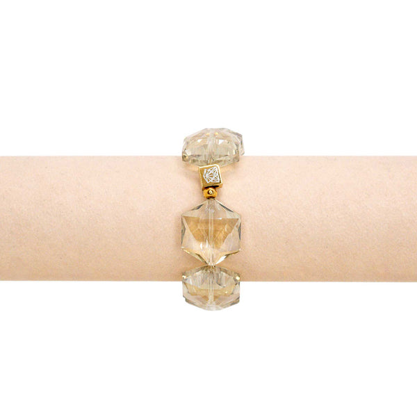 Platinum Crystals Bracelet