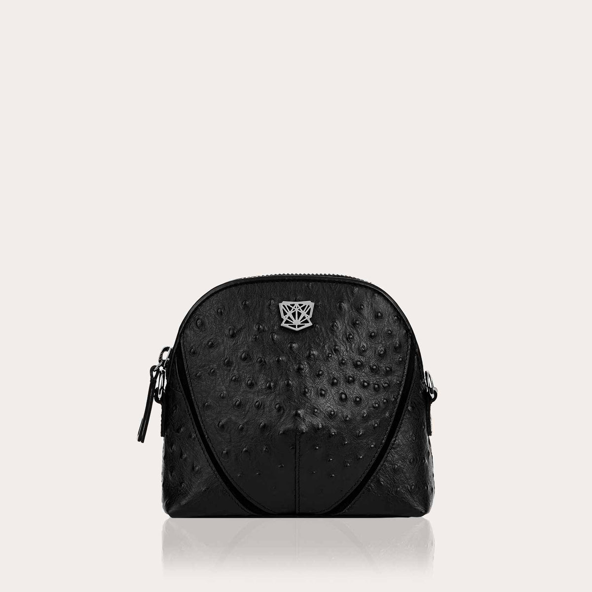 Stella Mini Ostrich Black – SARAGIUNTI